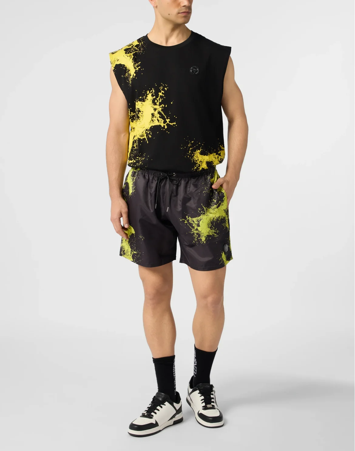 Nylon Shorts Splash, цвет: Черный