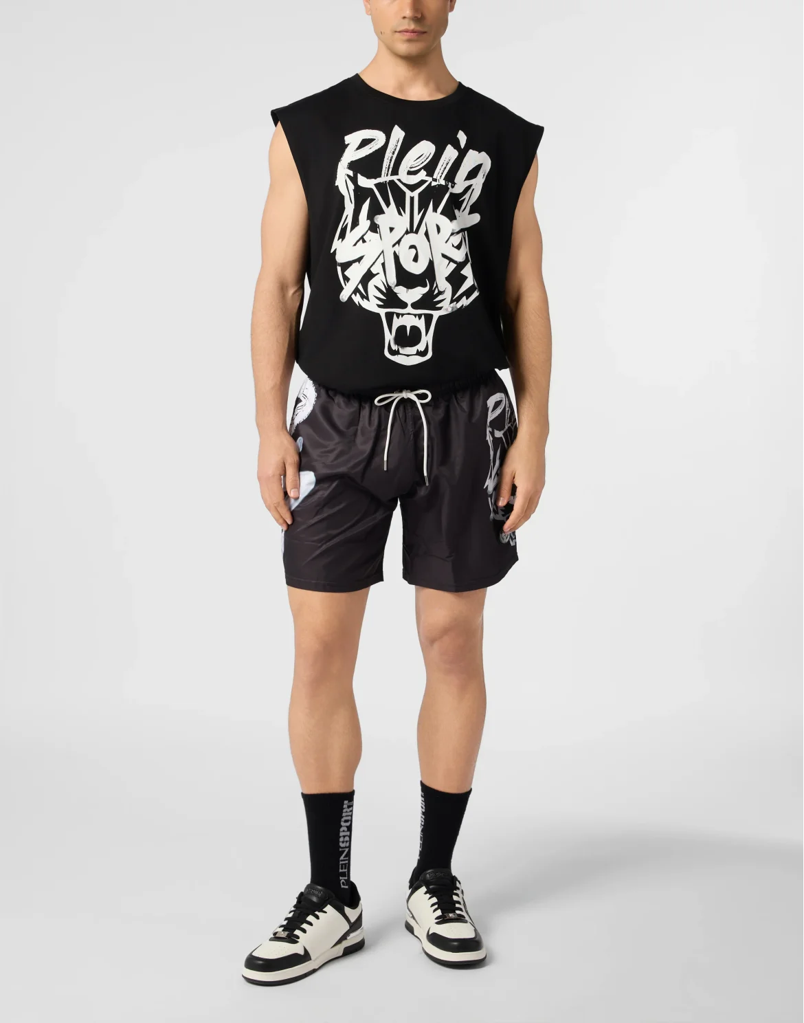 Printed Shorts Plein Sport, цвет: Черный
