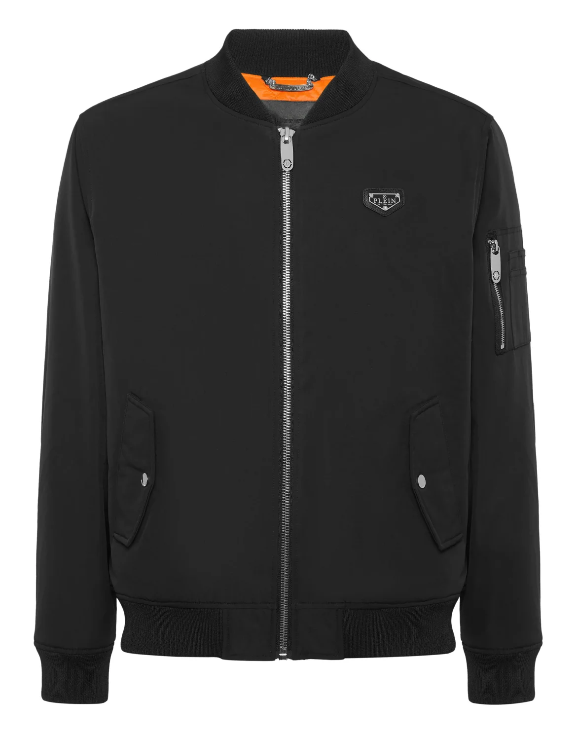 Nylon Bomber Jacket, цвет: Черный