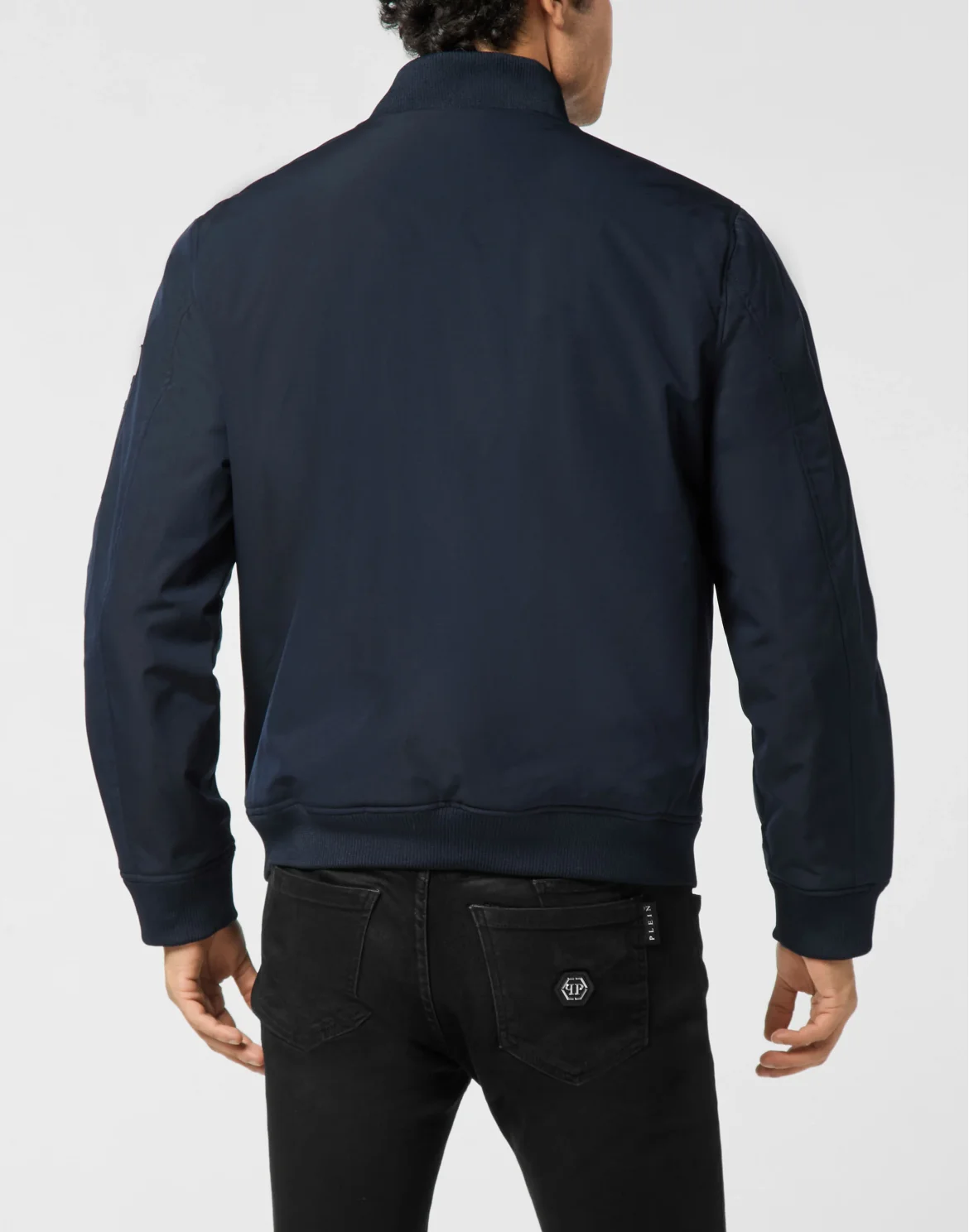 Nylon Bomber Jacket, цвет: Синий