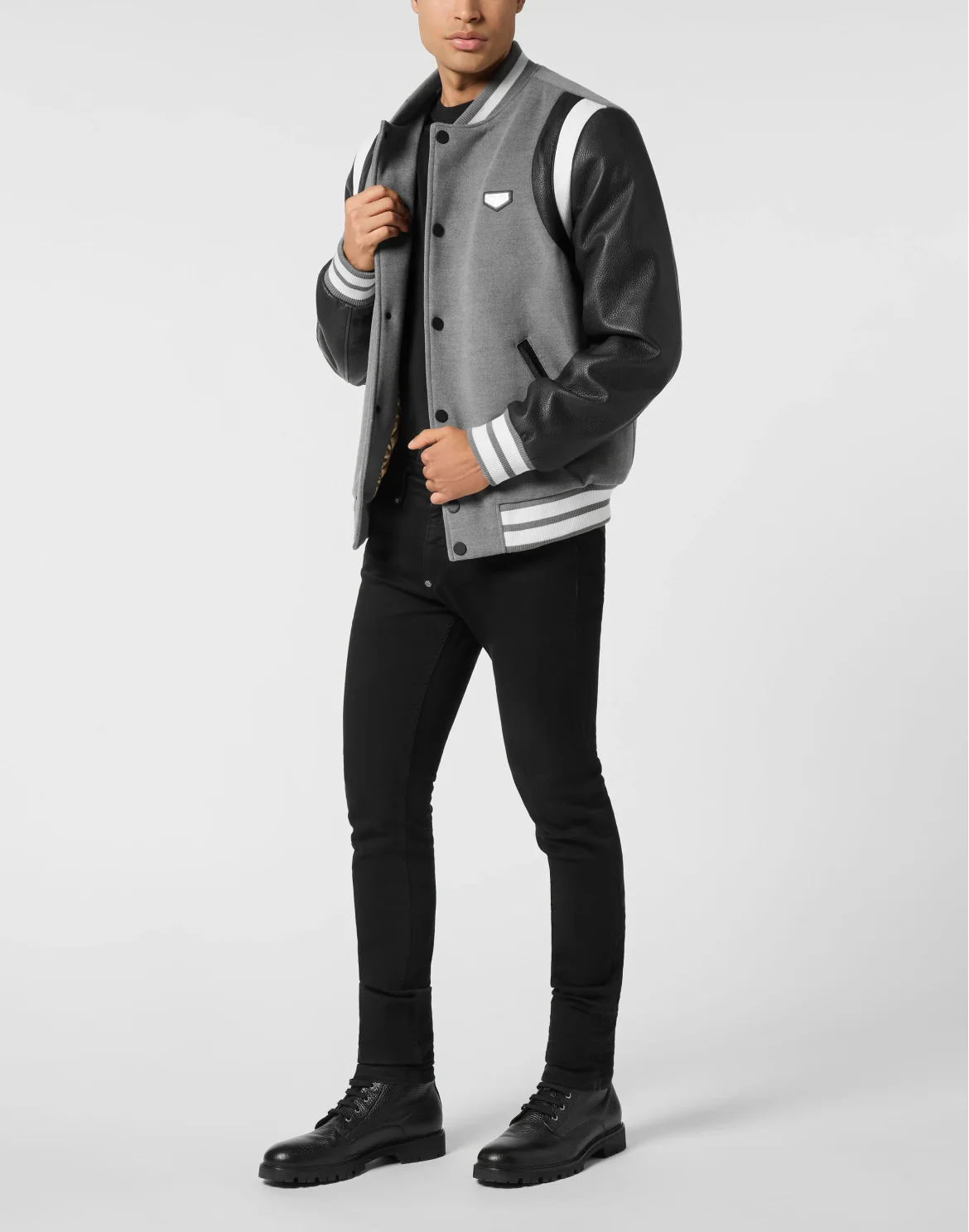 Composed Bomber Jacket, цвет: Серый