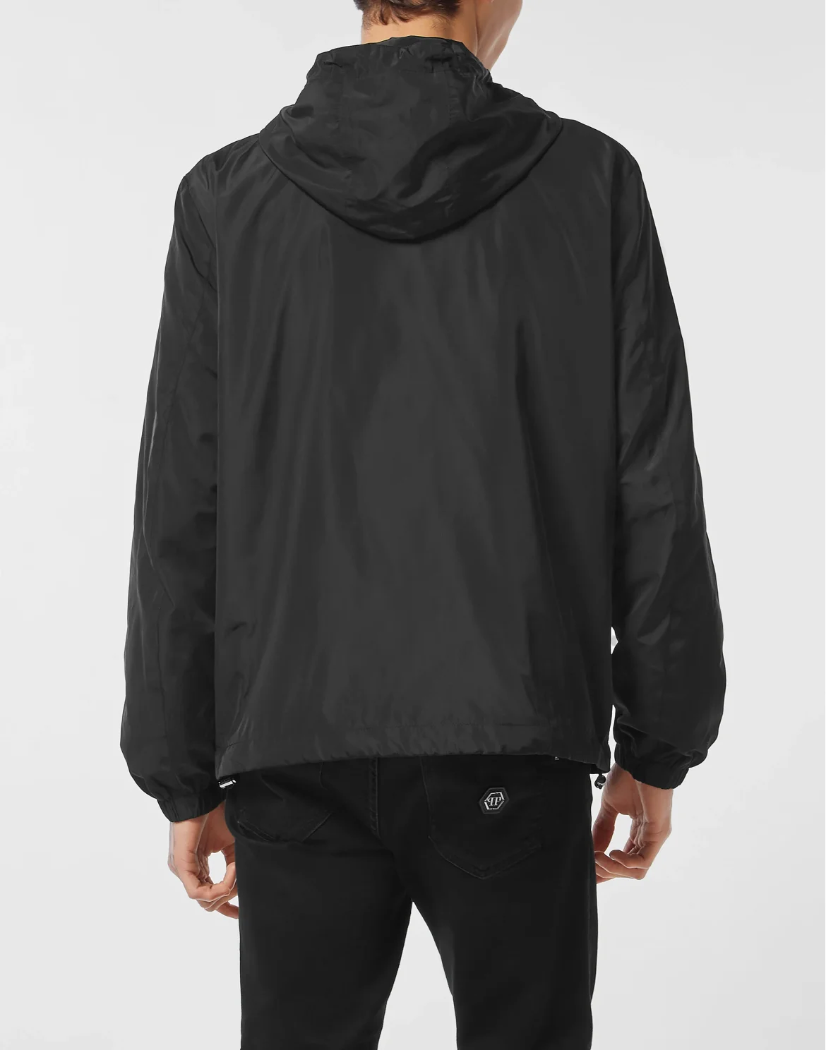 Nylon Windbreaker, цвет: Черный