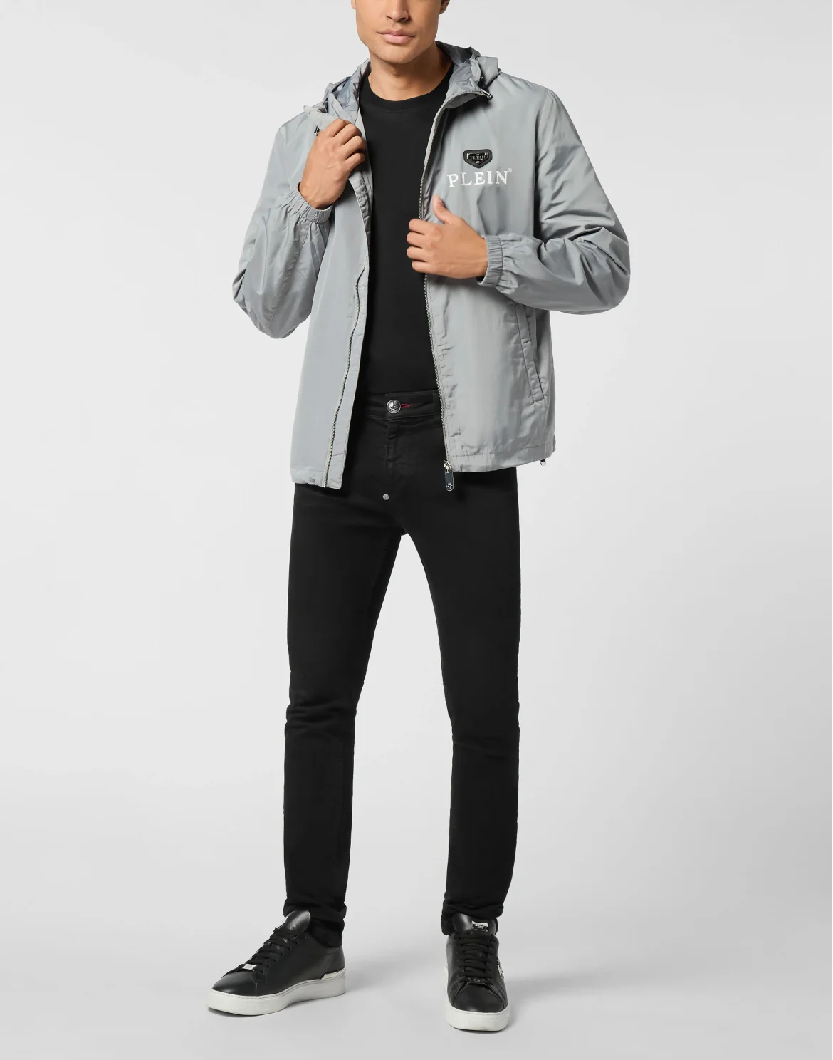 Nylon Windbreaker, цвет: Серый