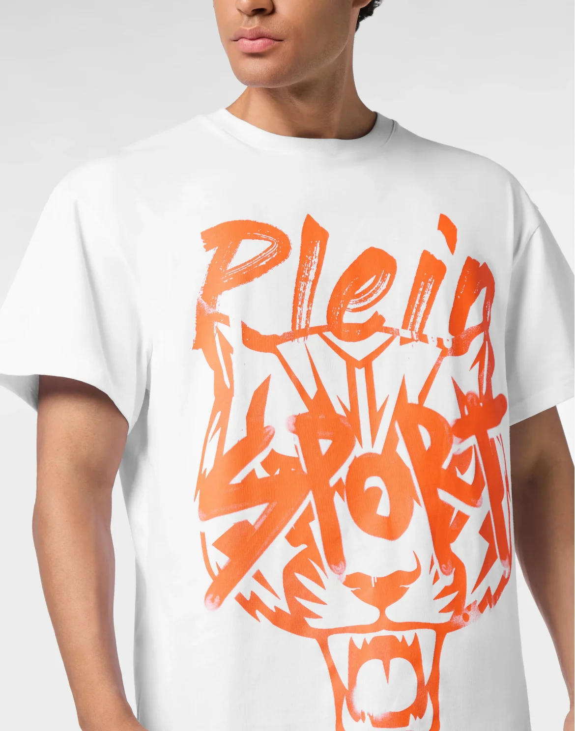 Round Neck T-Shirt Plein Sport, цвет: Белый