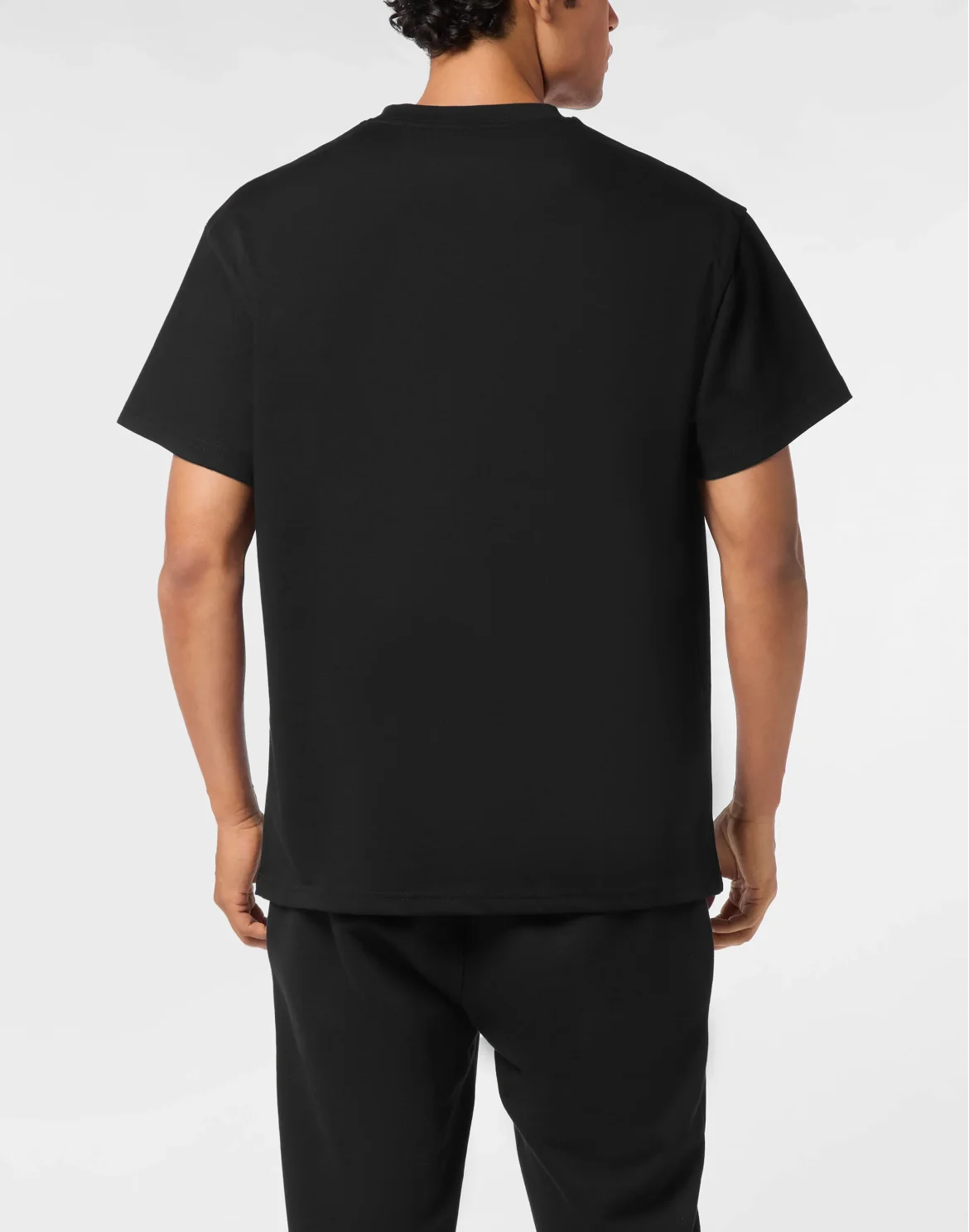 Round Neck T-Shirt Plein Sport, цвет: Черный