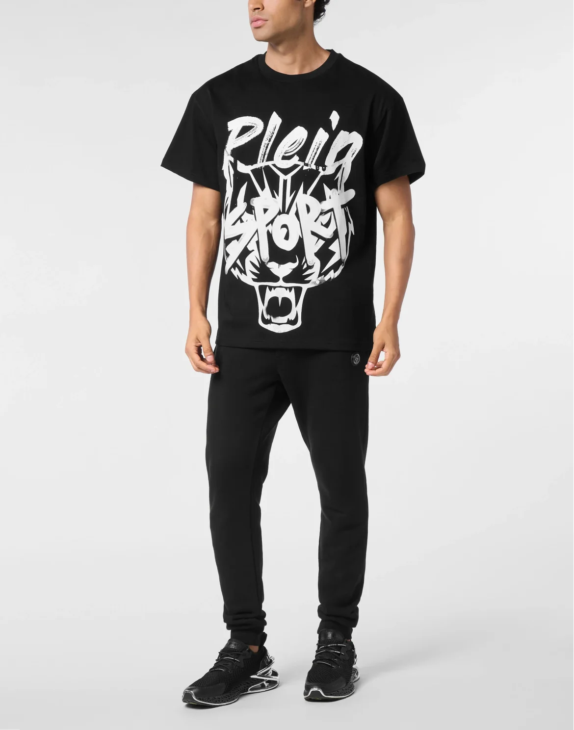 Round Neck T-Shirt Plein Sport, цвет: Черный
