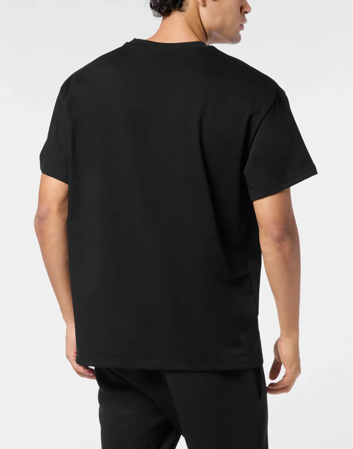 Round Neck T-Shirt Plein Sport, цвет: Черный