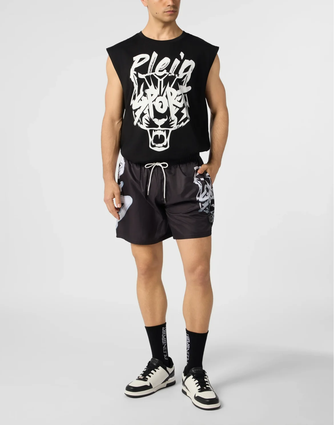 Tanktop Plein Sport, цвет: Черный