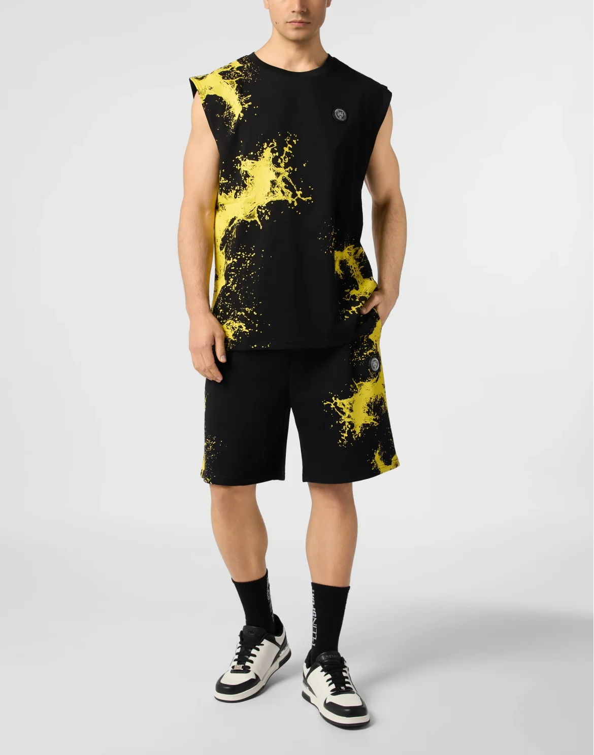 Tank Top Plein Sport Splash, цвет: Черный
