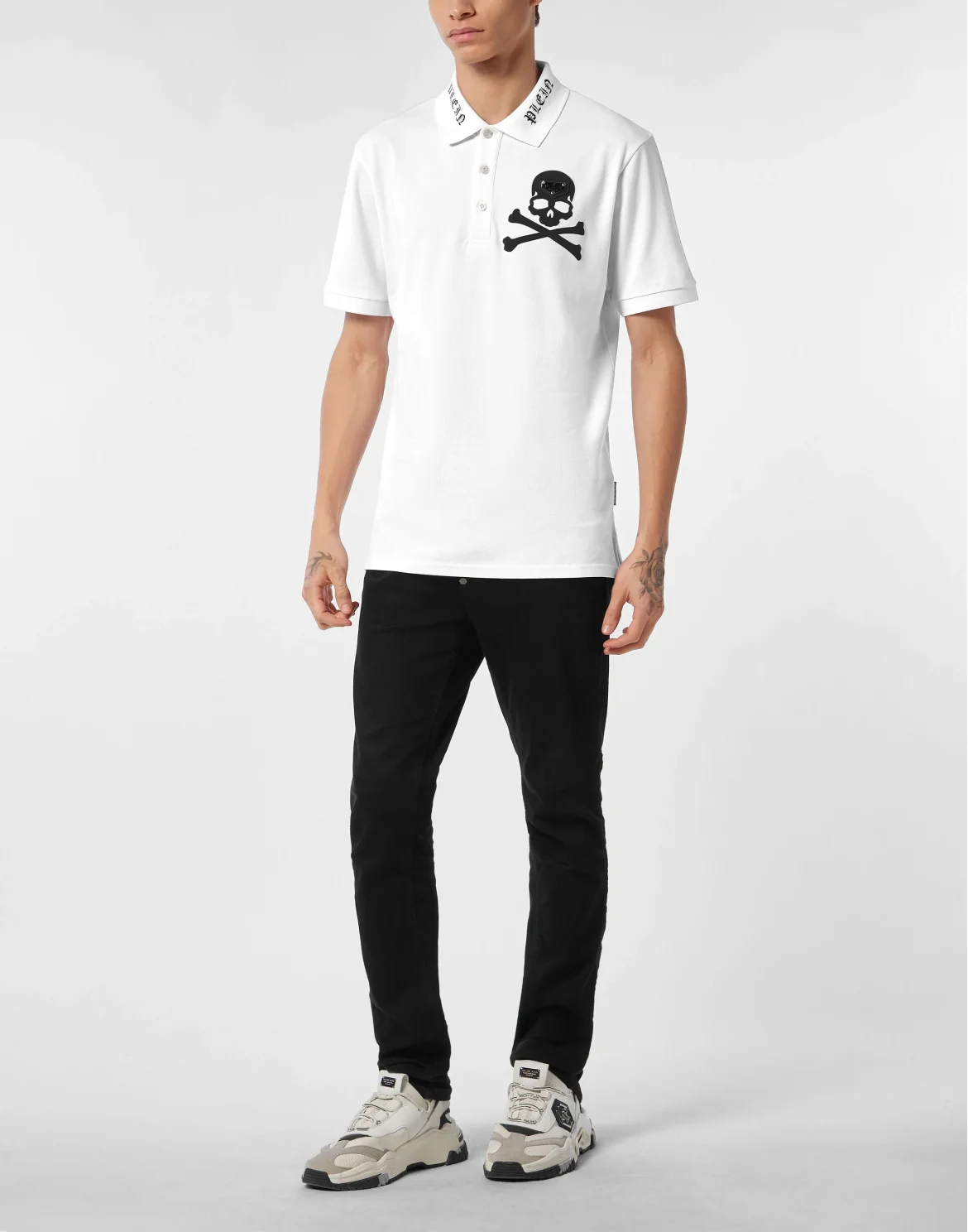 Polo T-Shirt Skull & Bones, цвет: Белый