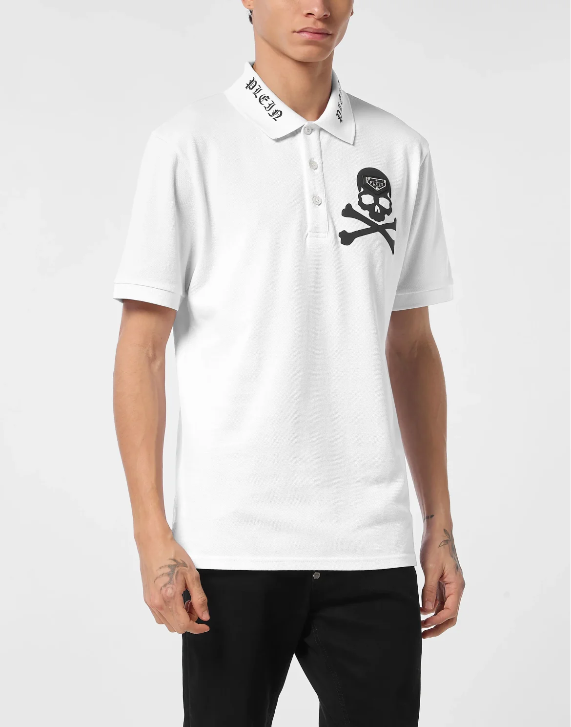Polo T-Shirt Skull & Bones, цвет: Белый