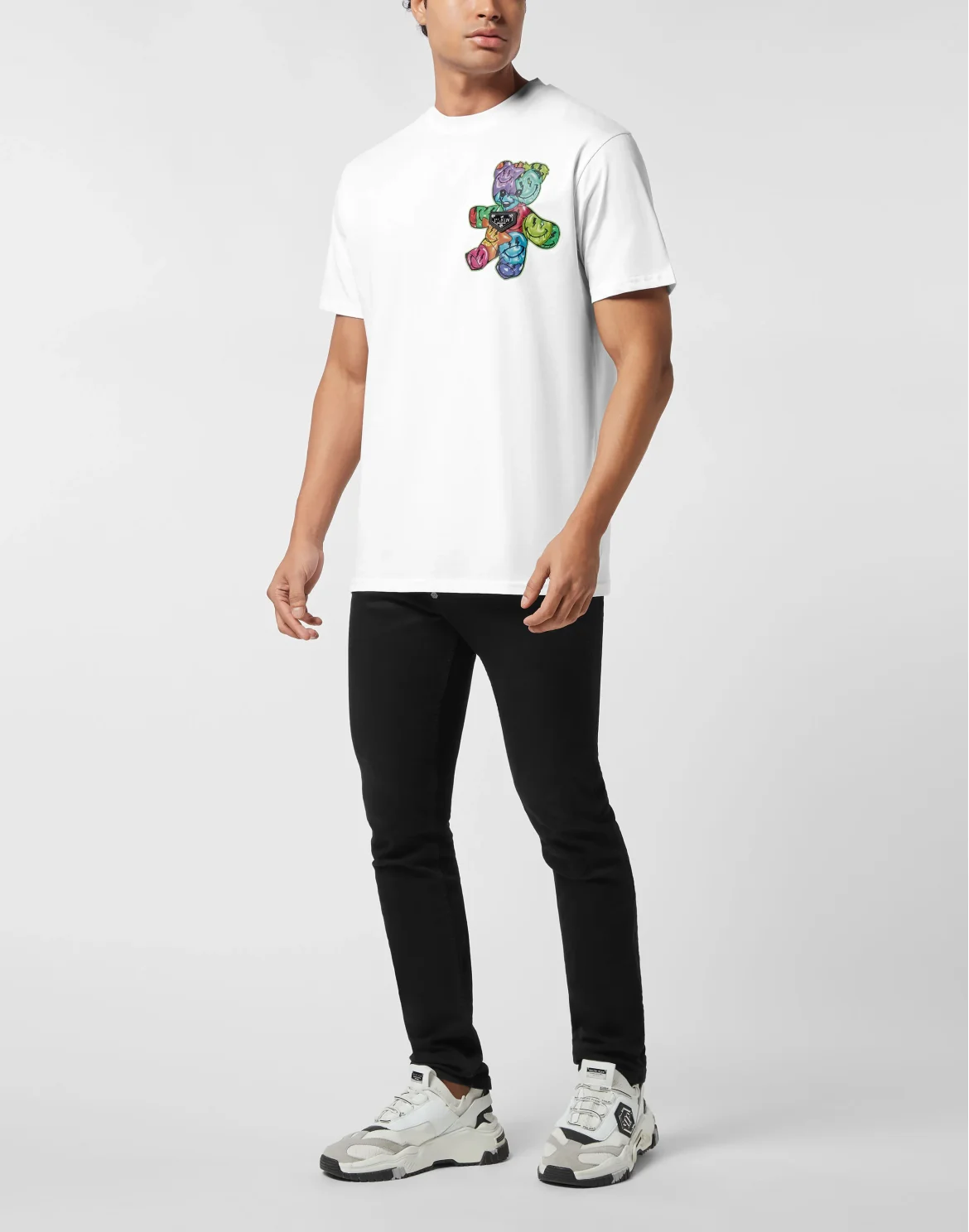 Round Neck T-Shirt Teddy Balloon, цвет: Белый