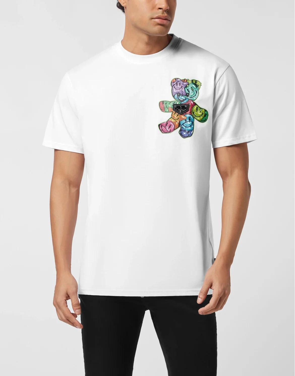 Round Neck T-Shirt Teddy Balloon, цвет: Белый