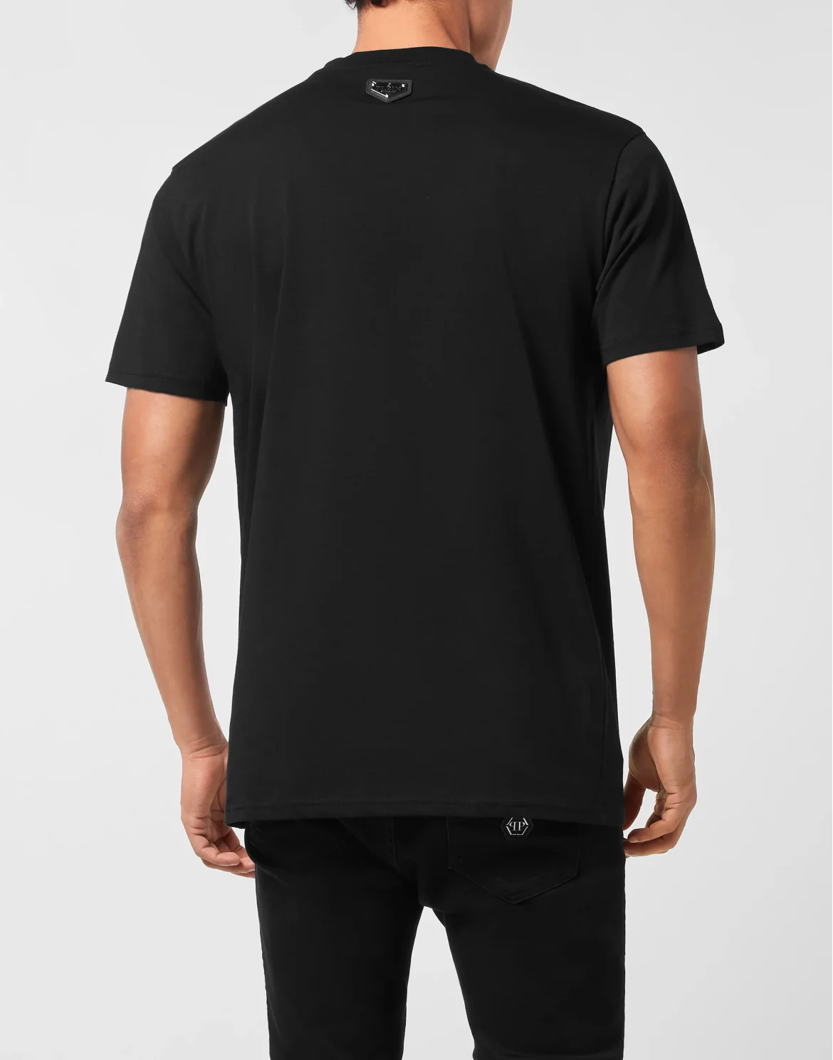 Round Neck T-Shirt Balloon Teddy, цвет: Черный