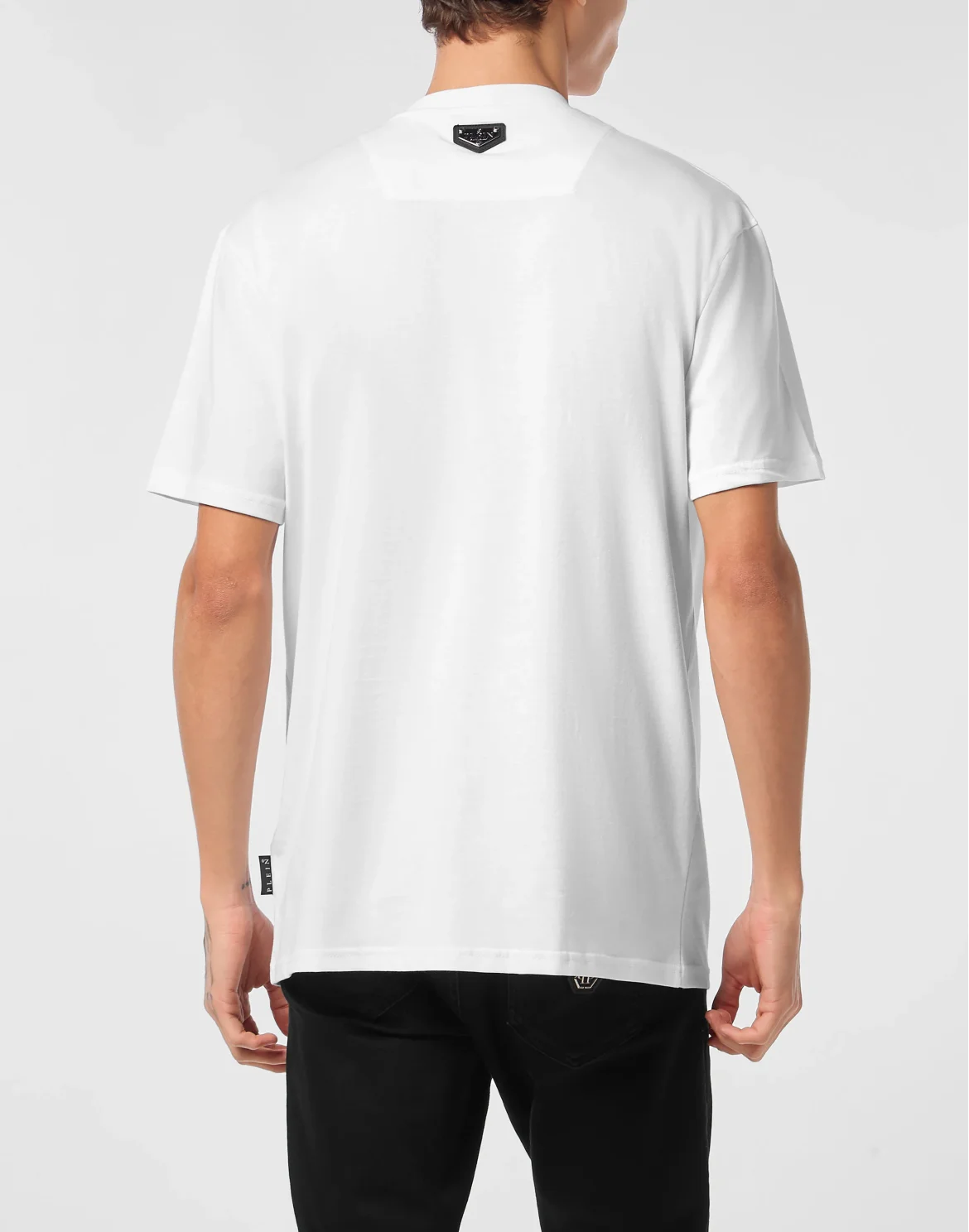 Round Neck T-Shirt Patch Plein Milan, цвет: Белый