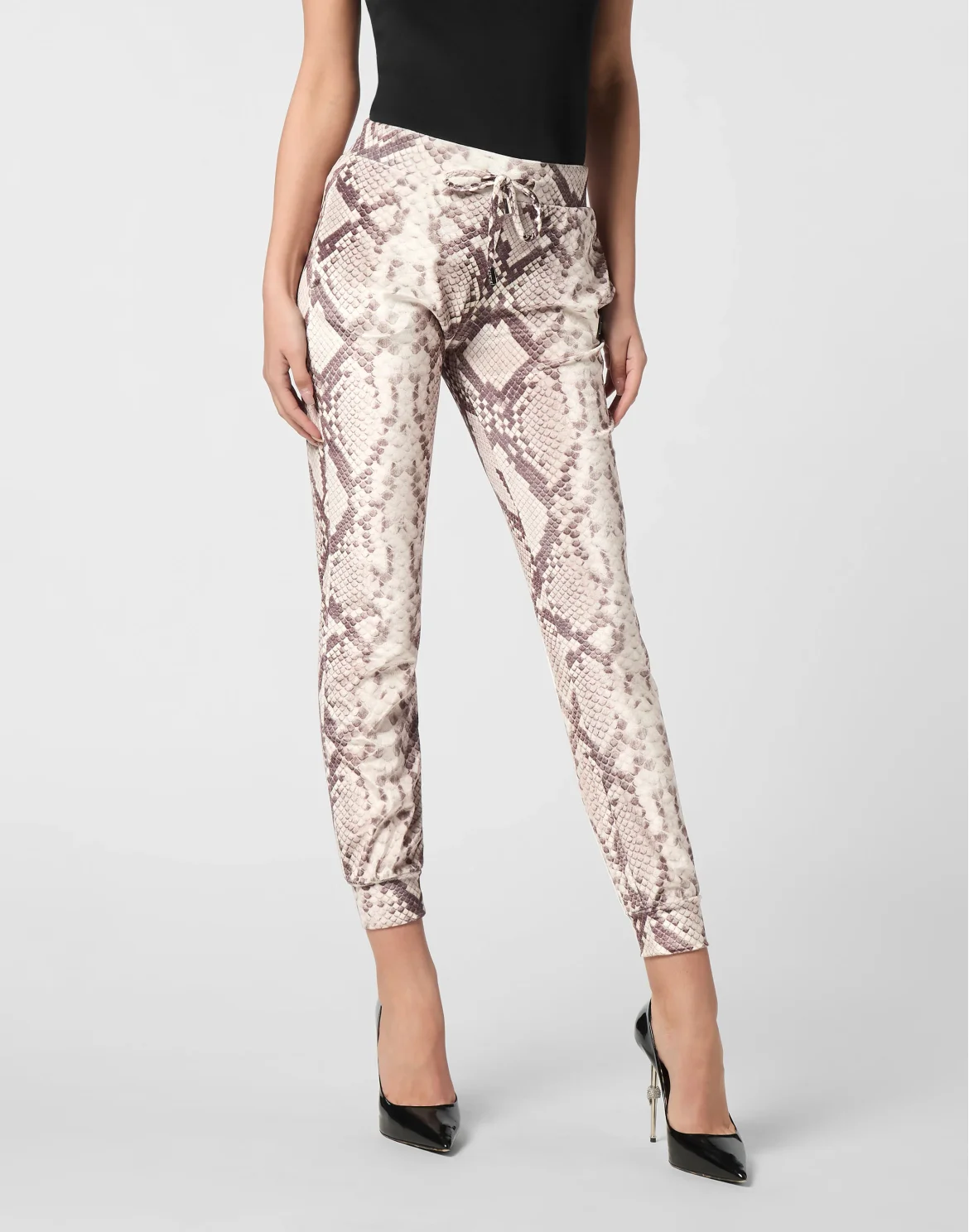 Jogging Pants All-Over Python, цвет: Бежевый