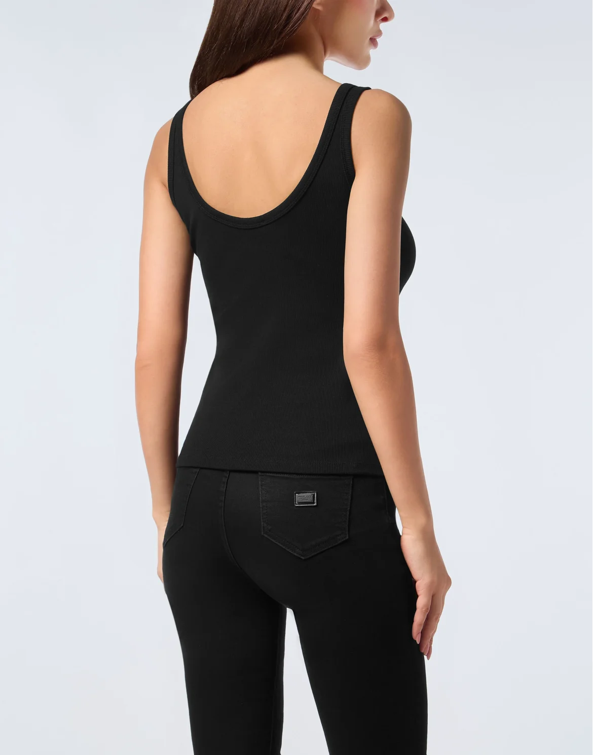 Rib Tanktop Placca, цвет: Черный