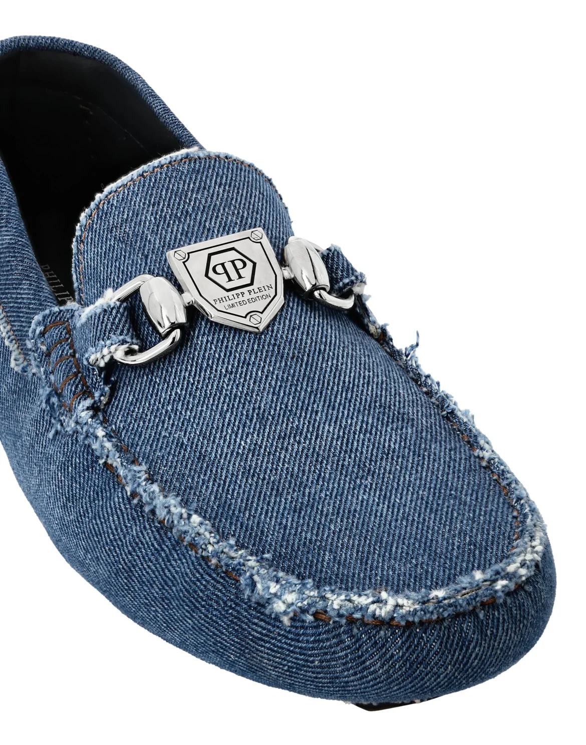 Driver Denim Moccasins, цвет: Синий