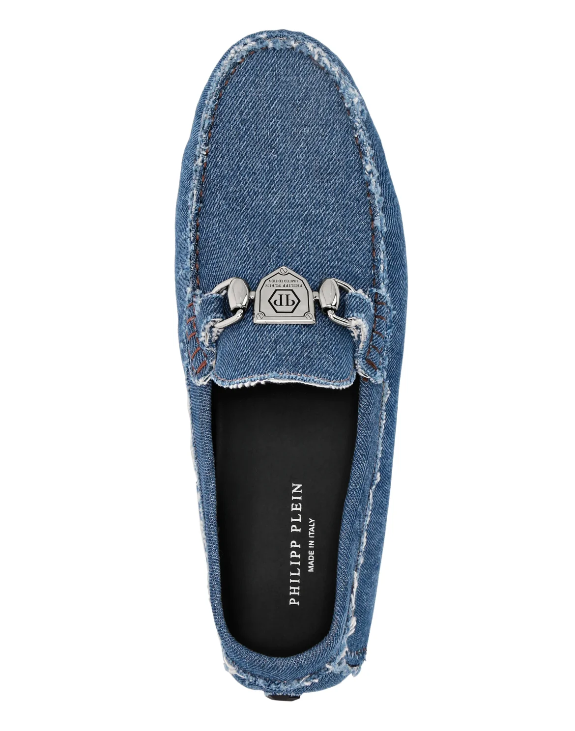 Driver Denim Moccasins, цвет: Синий