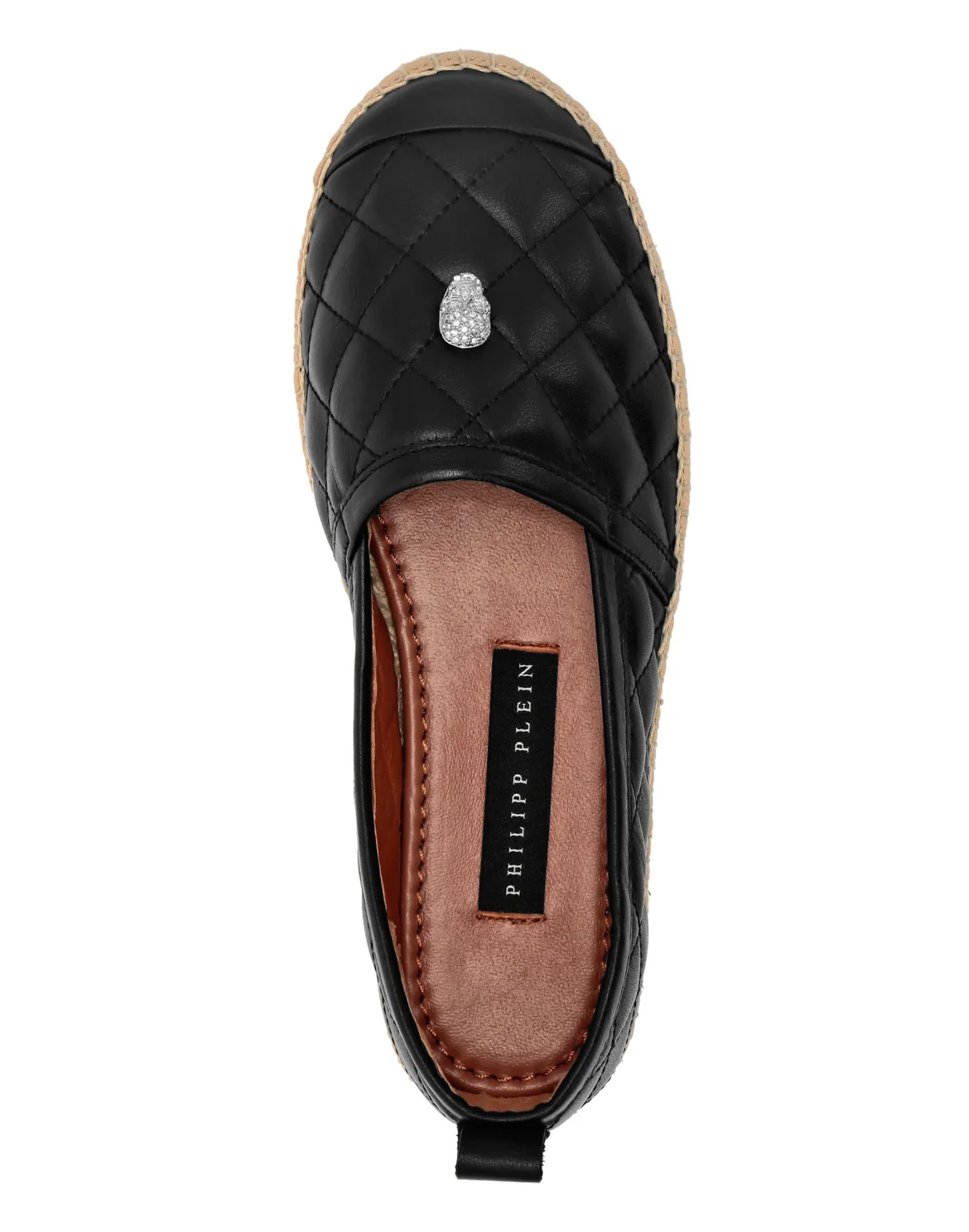 Espadrillas Matelasse Skull, цвет: Черный