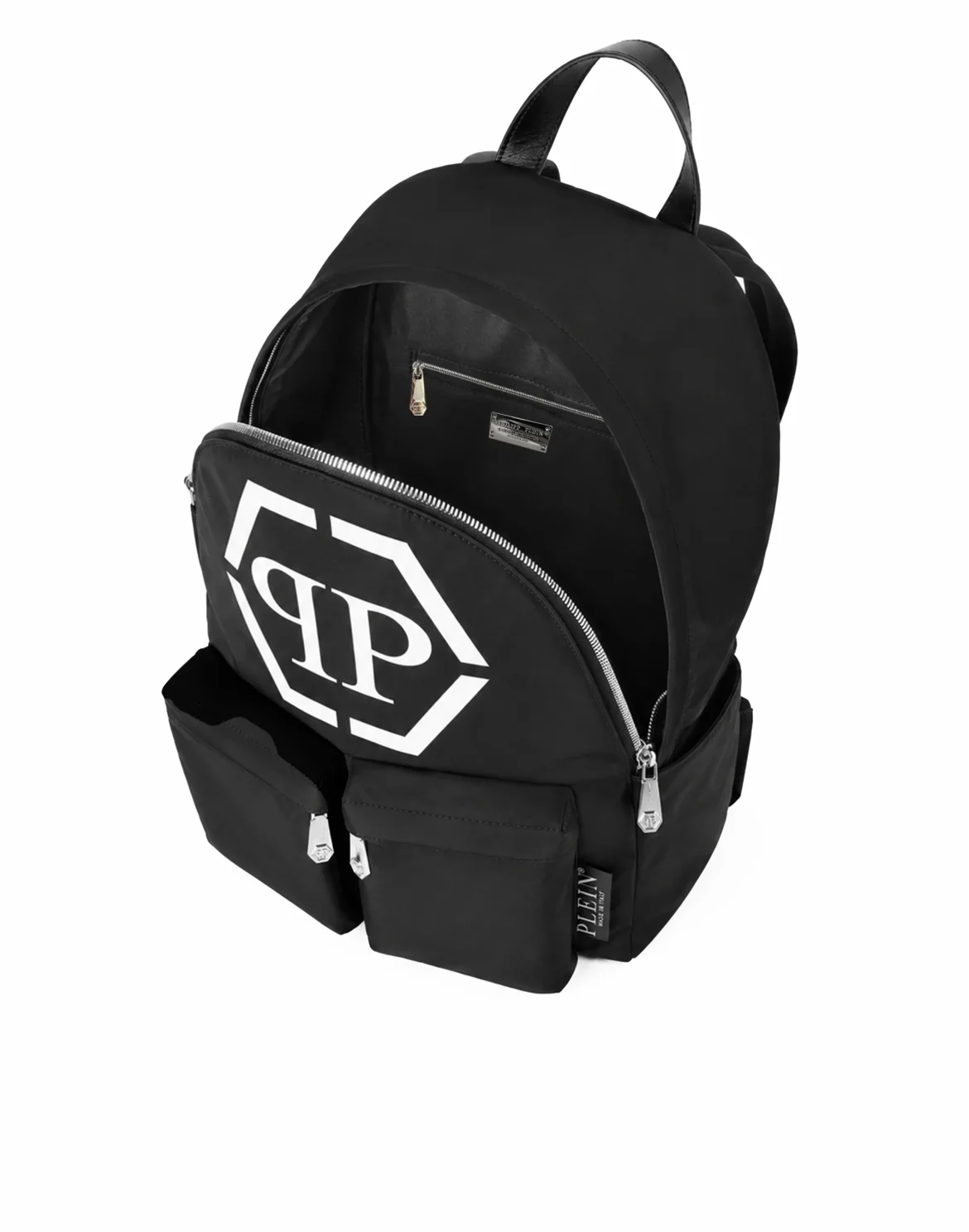 Nylon Backpack Hexagon, цвет: Черный