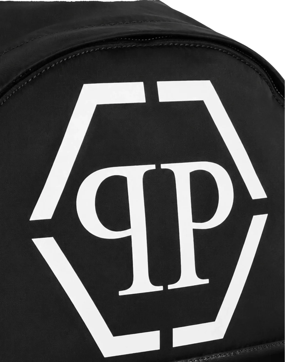 Nylon Backpack Hexagon, цвет: Черный