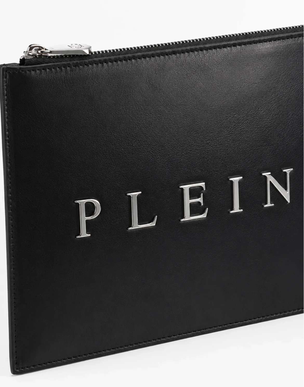 Nappa Clutch Bag Logo Plein, цвет: Черный