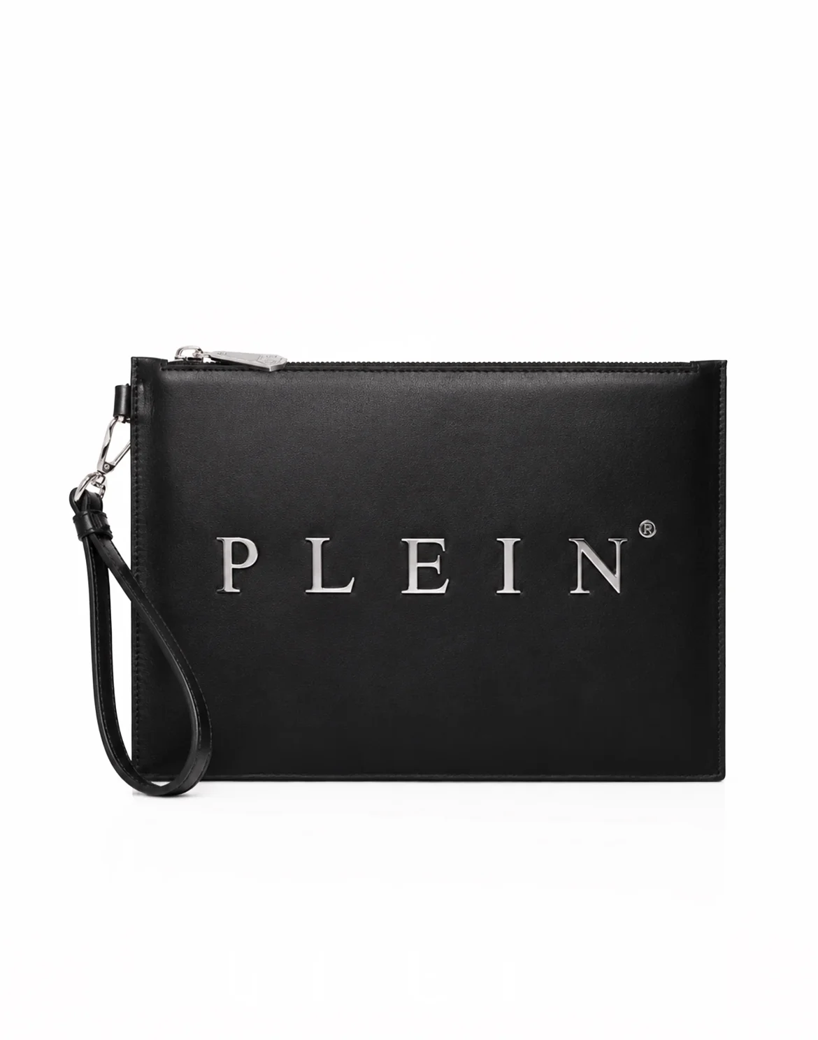 Nappa Clutch Bag Logo Plein, цвет: Черный
