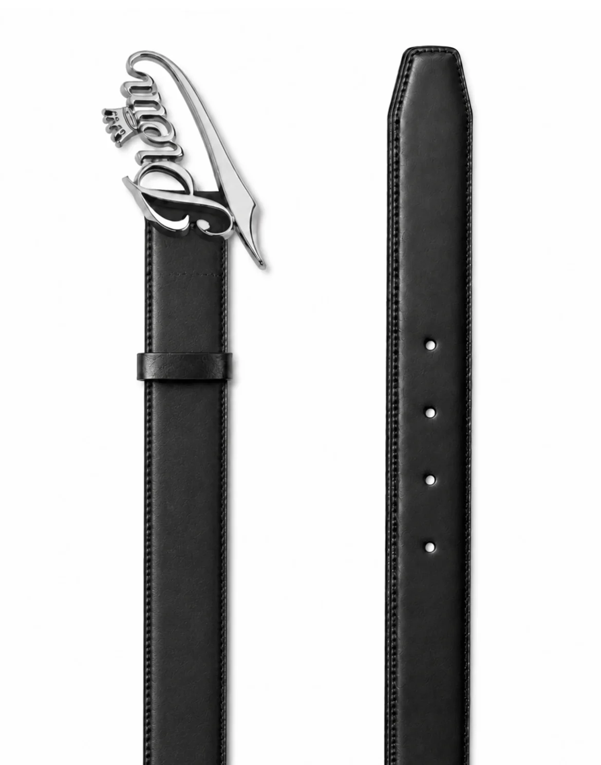 Leather Belt King Plein, цвет: Черный