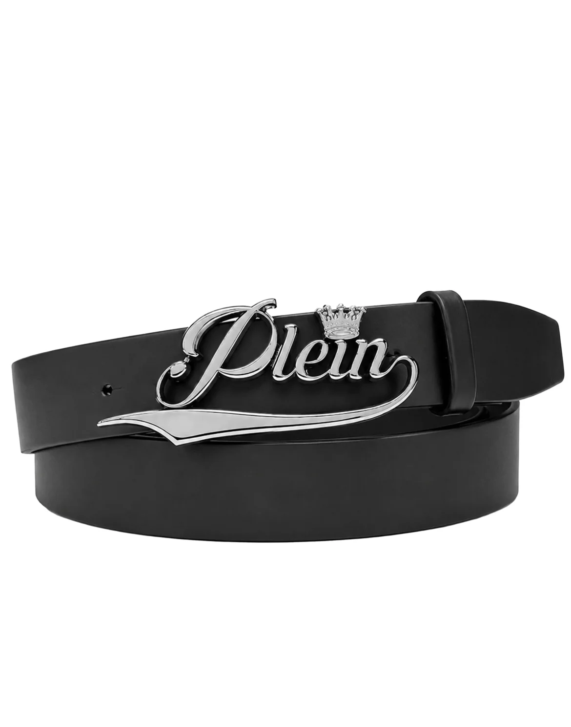 Leather Belt King Plein, цвет: Черный