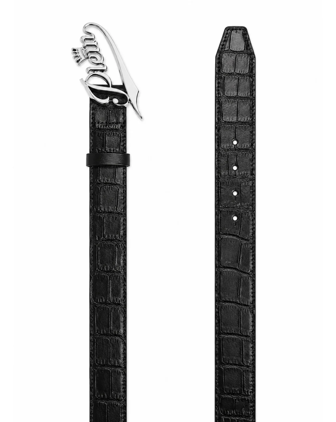 Leather Belt King Plein Cocco, цвет: Черный