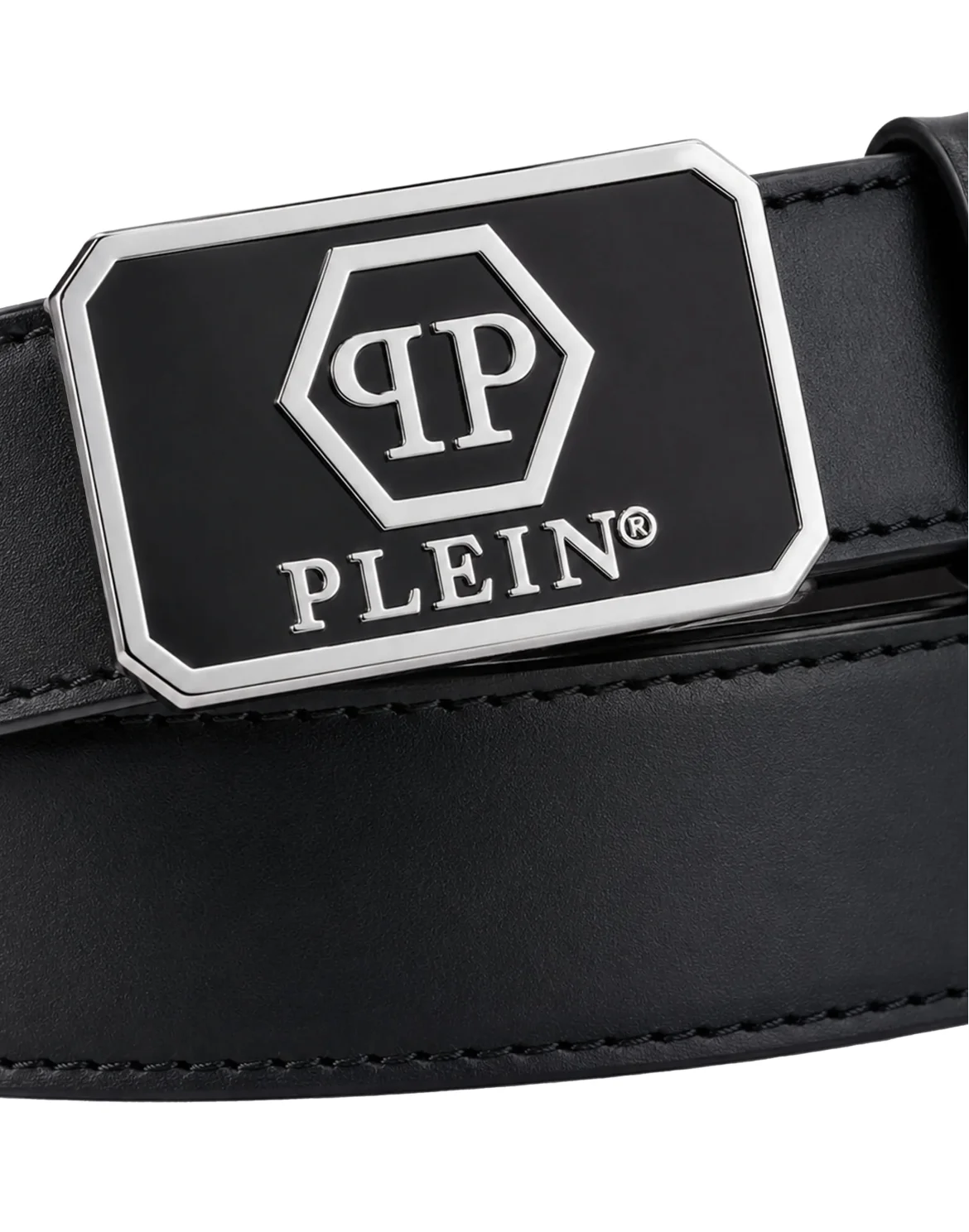 Leather Belt Philipp Plein, цвет: Черный
