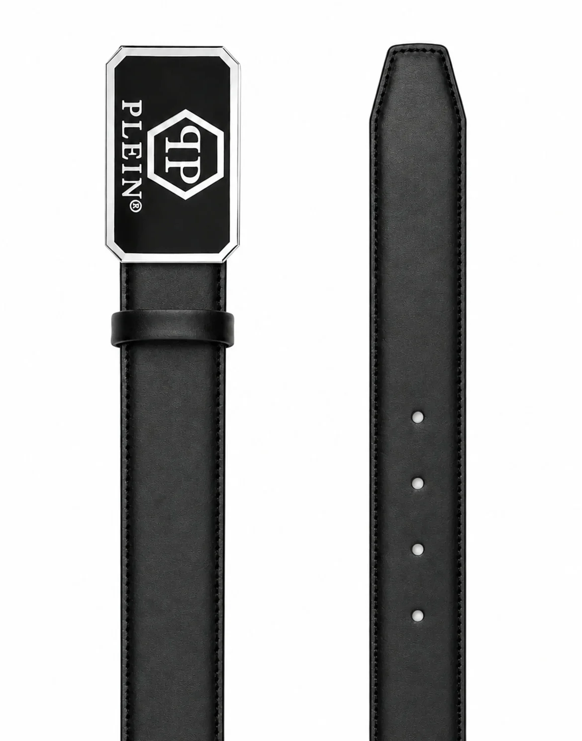 Leather Belt Philipp Plein, цвет: Черный