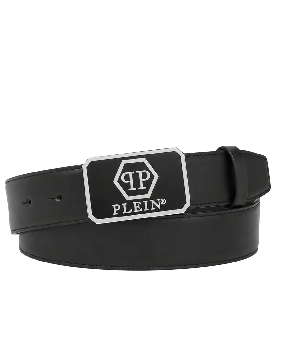 Leather Belt Philipp Plein, цвет: Черный