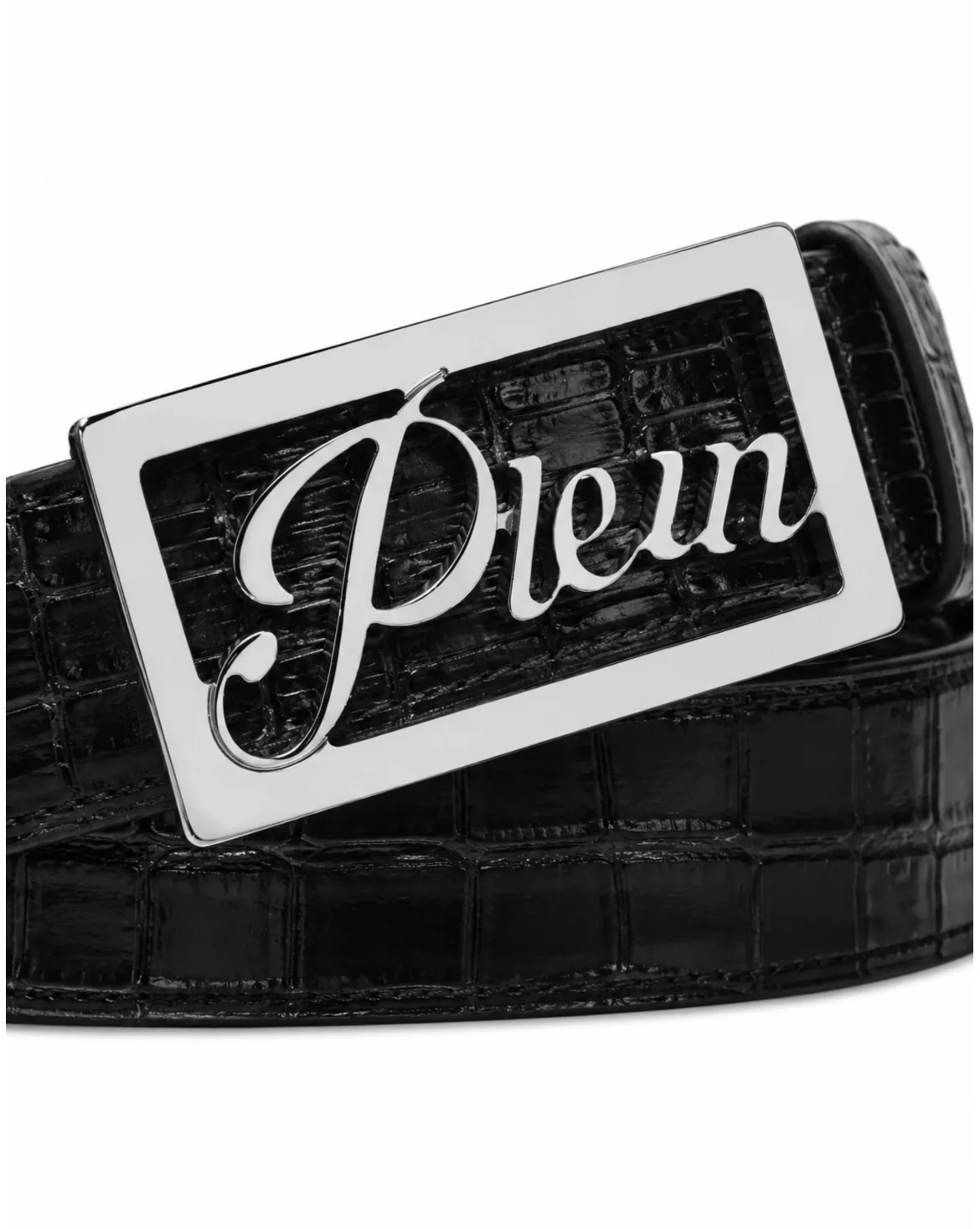 Saffiano Leather Belt Cocco, цвет: Черный