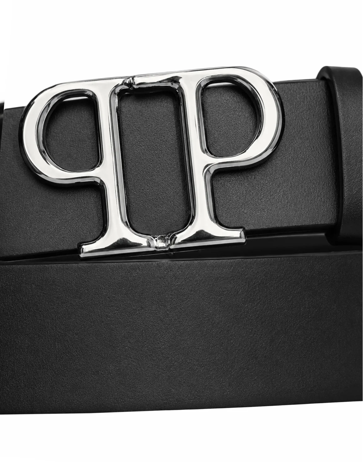 Leather Belt PP, цвет: Черный