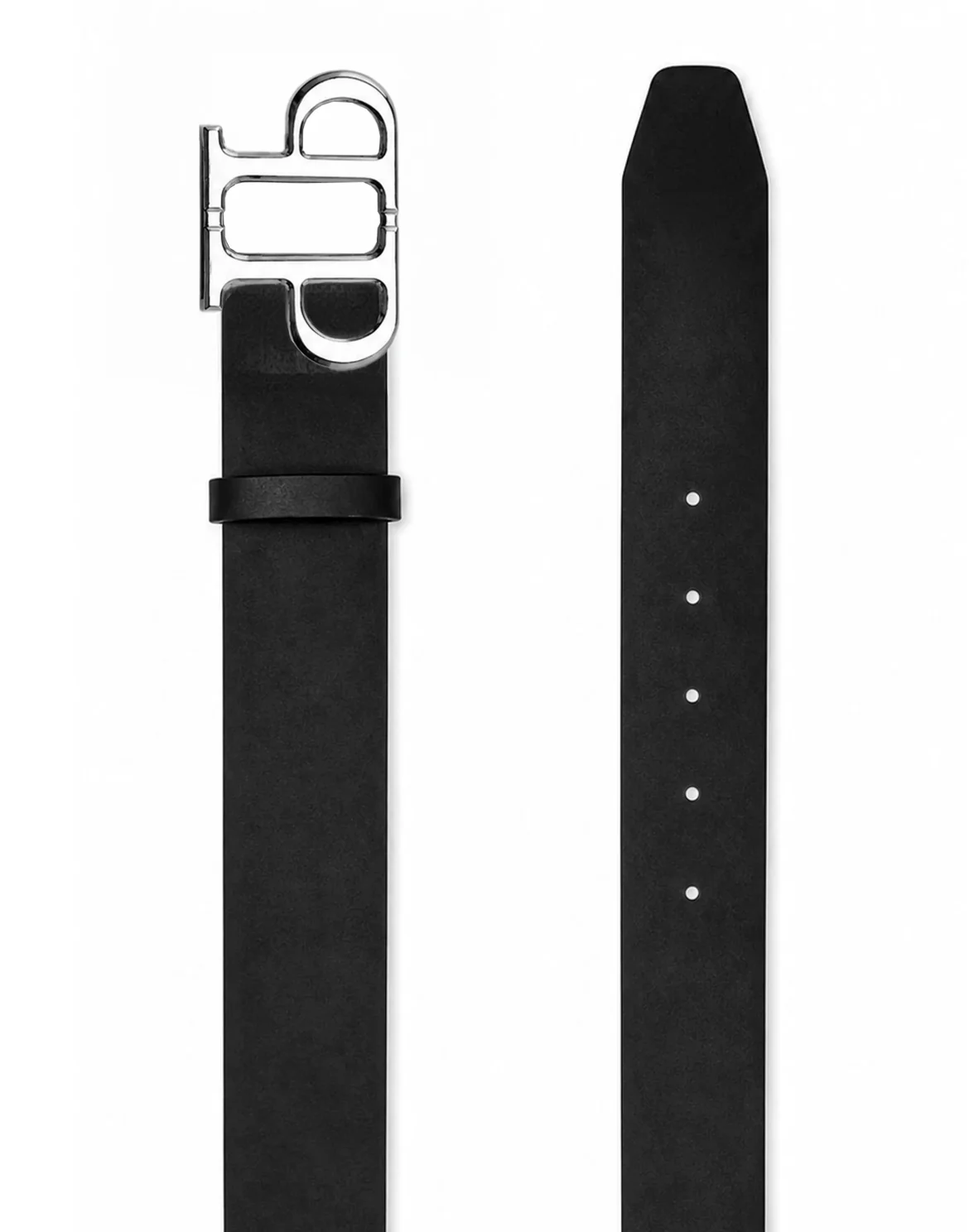 Leather Belt PP, цвет: Черный