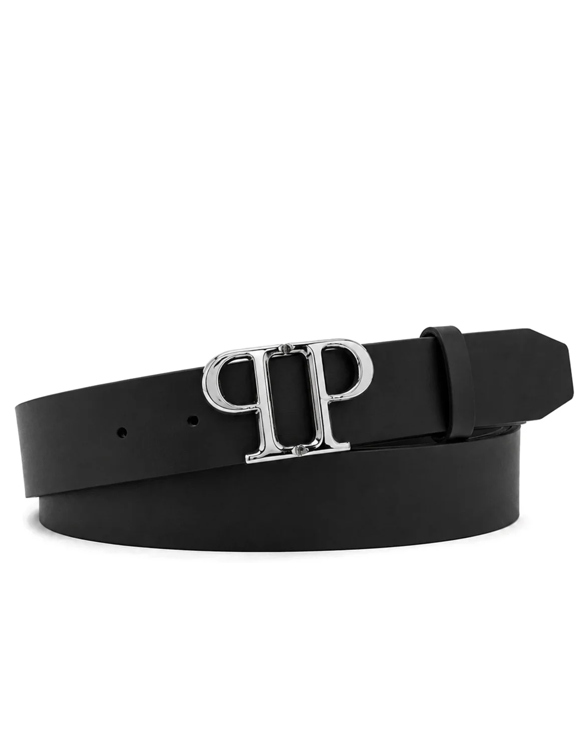 Leather Belt PP, цвет: Черный
