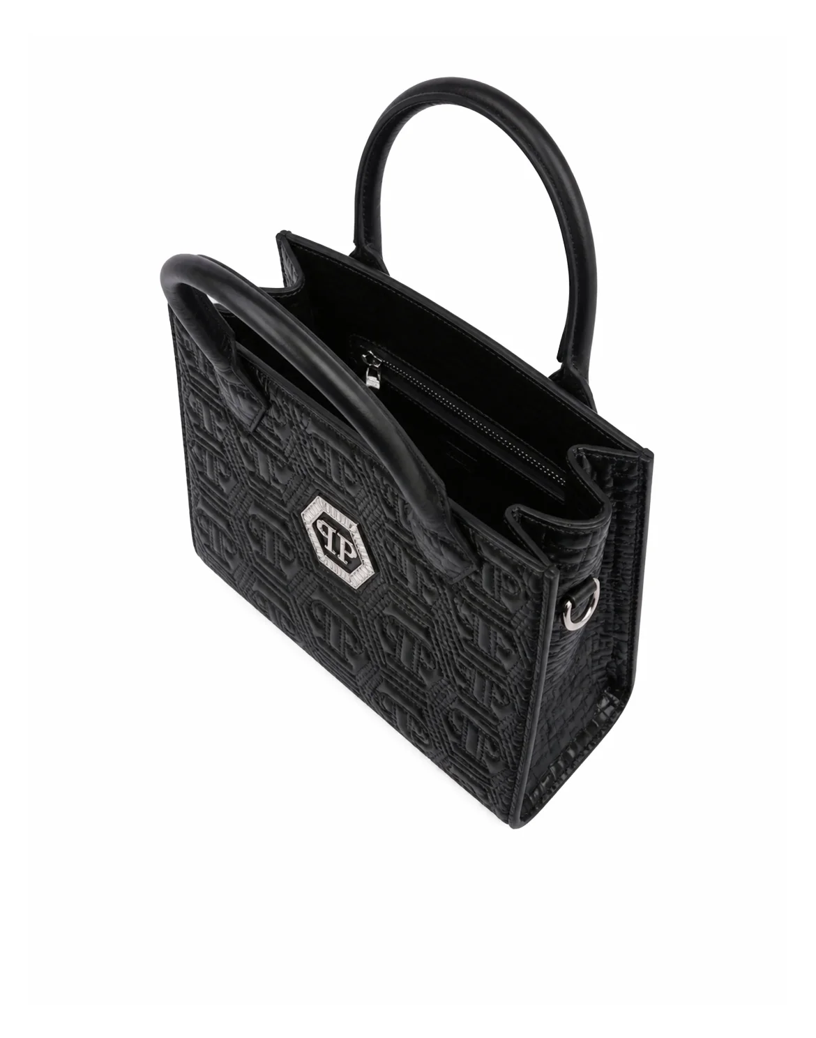 Nappa Handle Bag Monogram Crystal, цвет: Черный