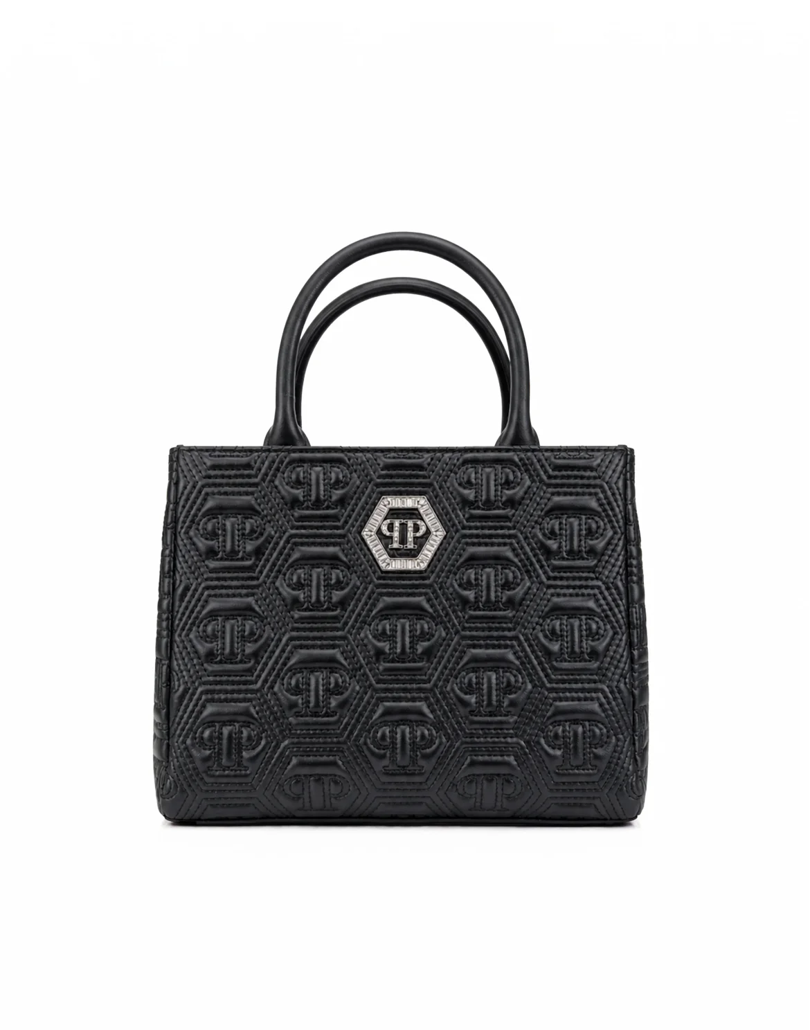 Nappa Handle Bag Monogram Crystal, цвет: Черный