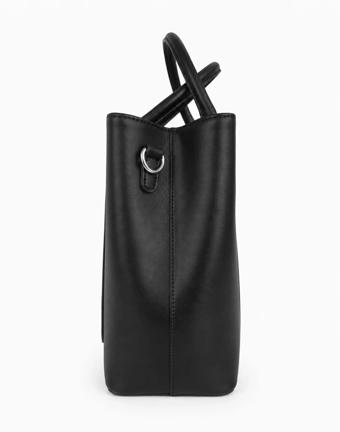 Leather Medium Handle Bag Skull Strass, цвет: Черный