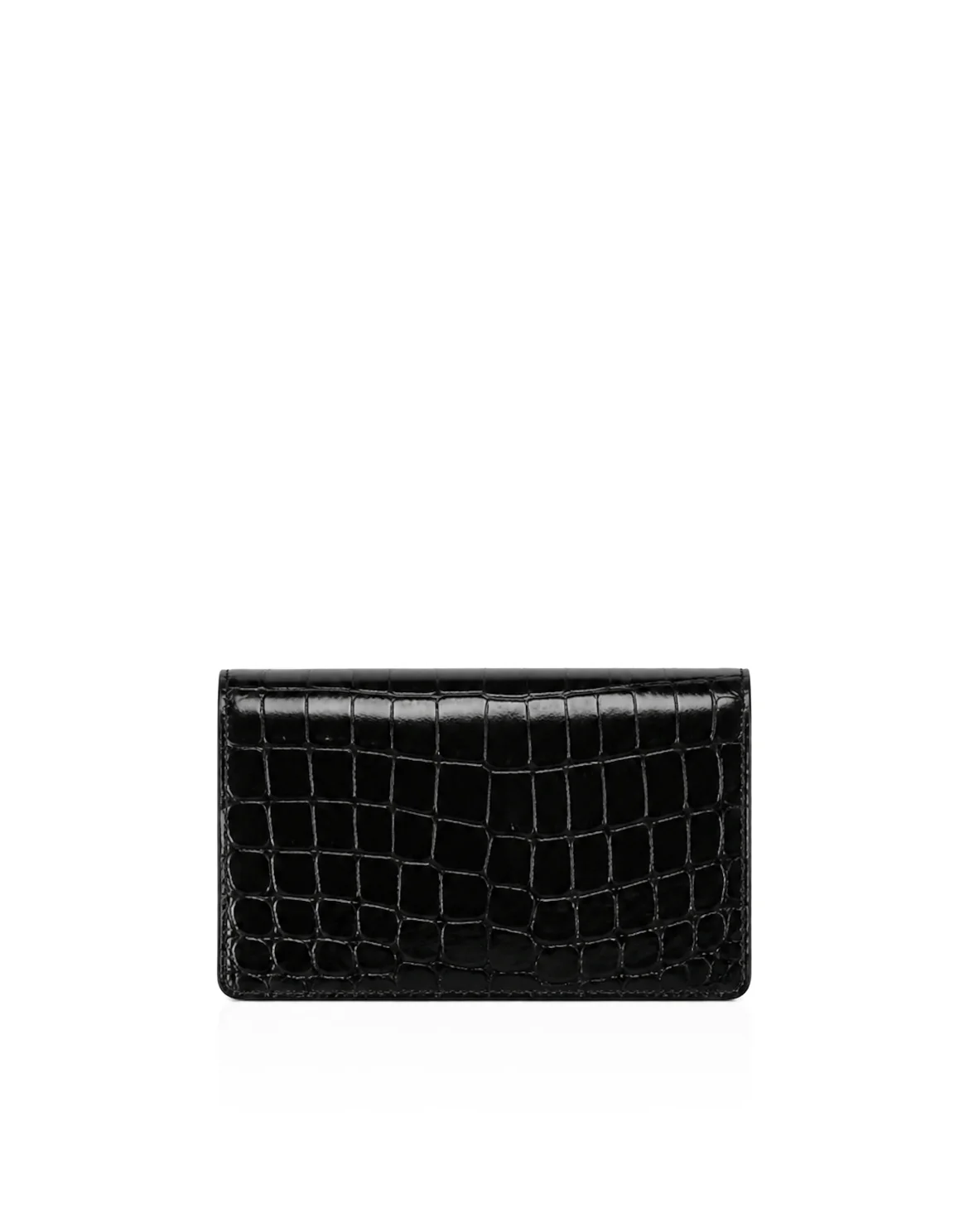 Leather Clutch Bag Cocco Print, цвет: Черный