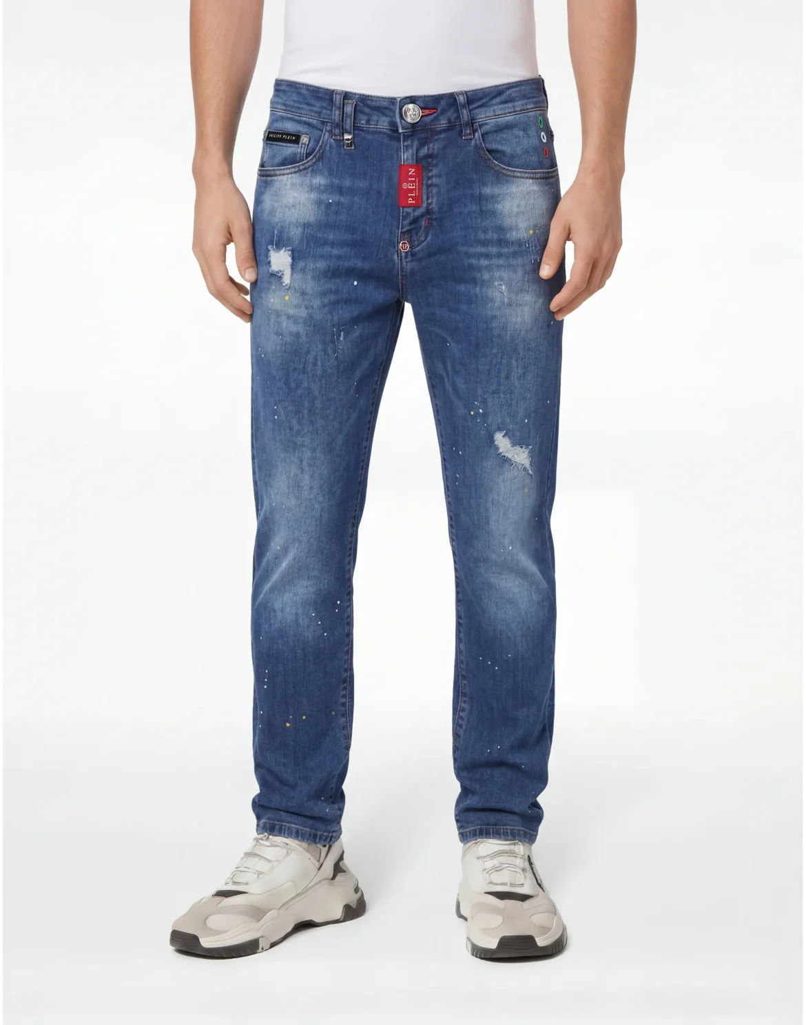 New Tapered Fit Jeans Basic, цвет: Синий