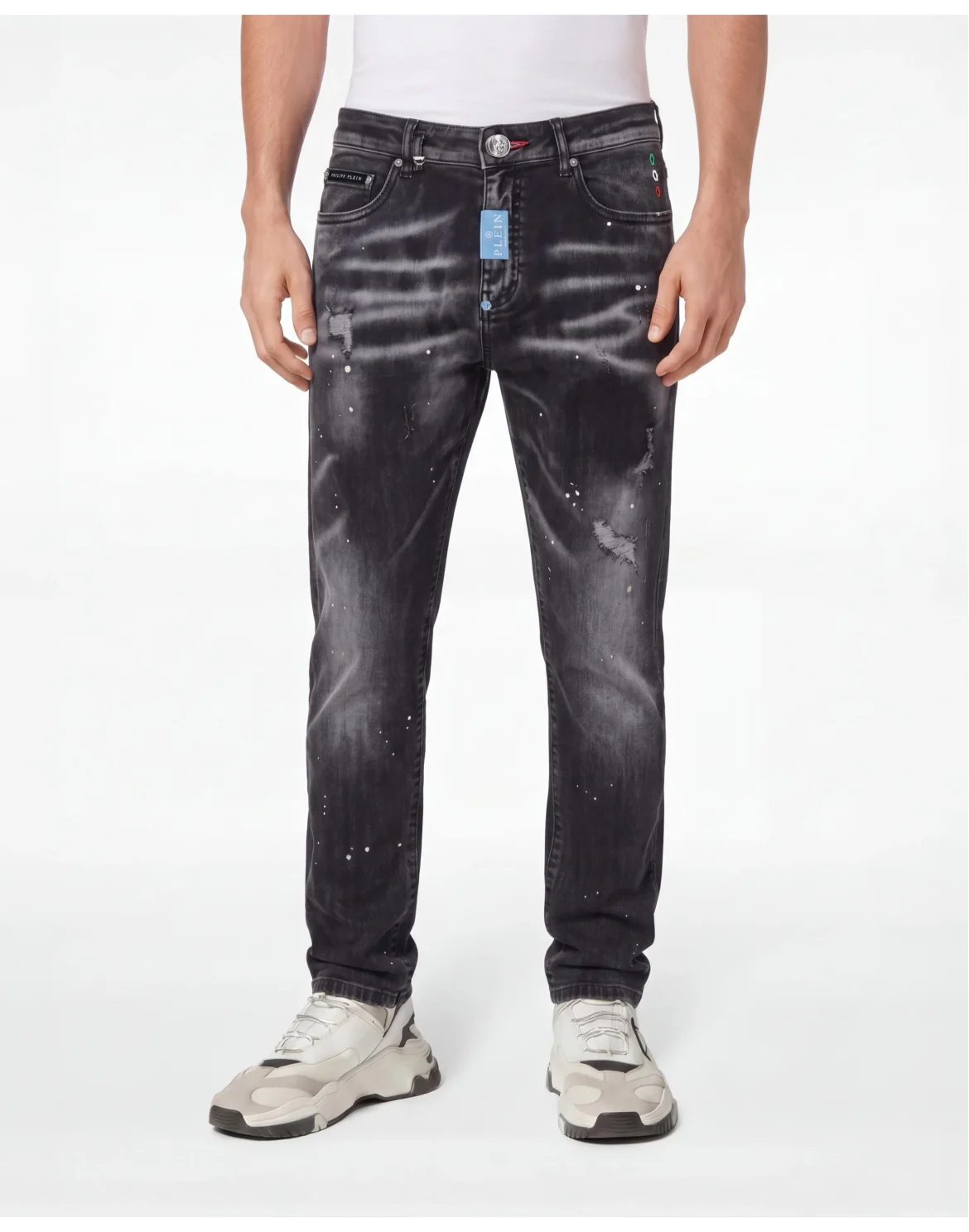 New Tapered Fit Jeans Basic, цвет: Серый
