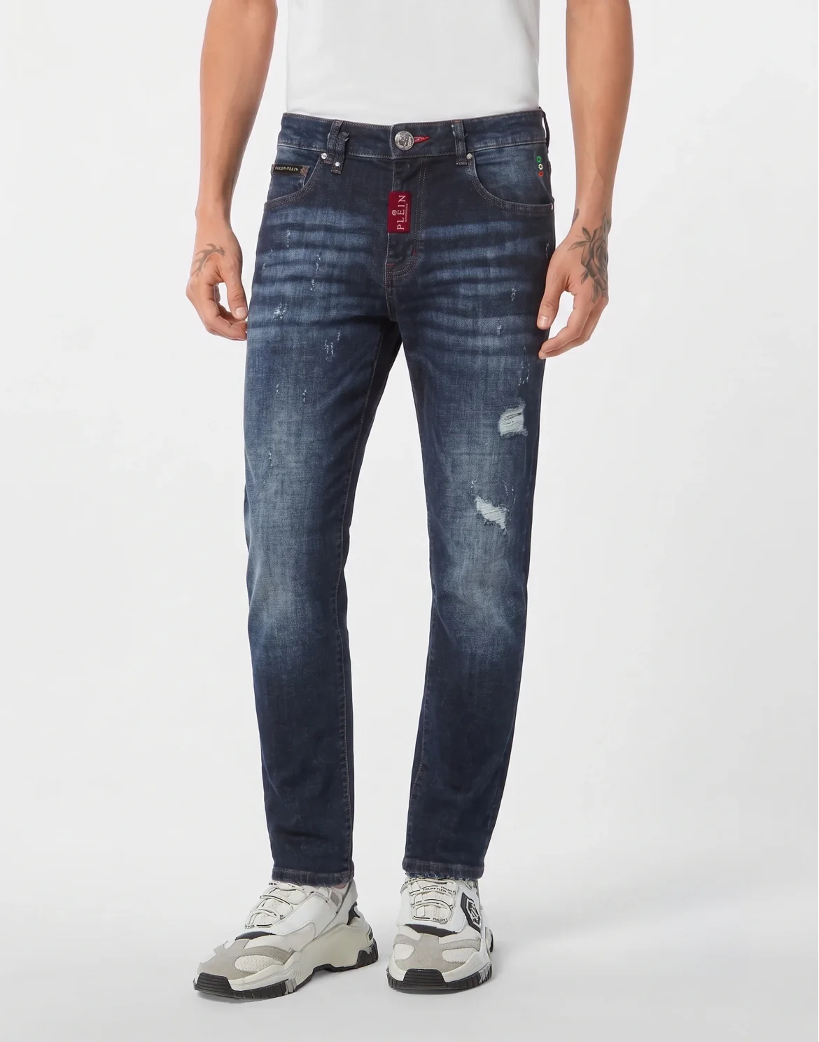 New Tapered Fit Jeans Basic, цвет: Синий