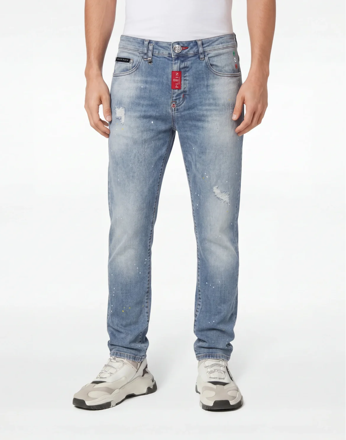 New Tapered Fit Jeans Basic, цвет: Голубой