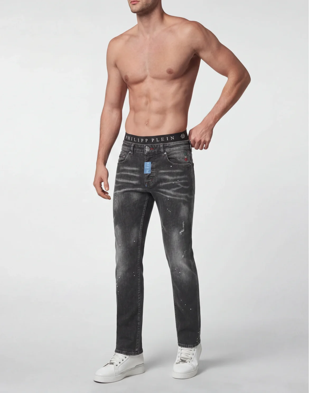 Straight Supreme Fit Jeans Basic, цвет: Серый