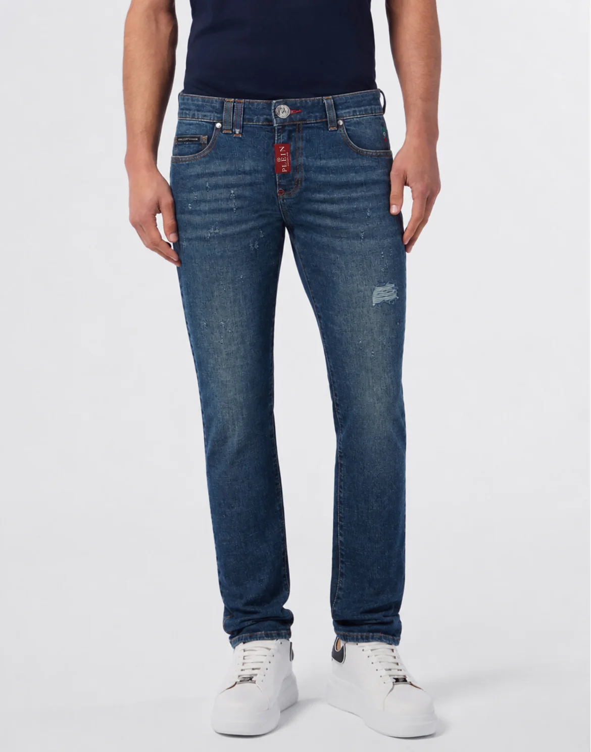 Straight Supreme Fit Jeans Basic, цвет: Синий