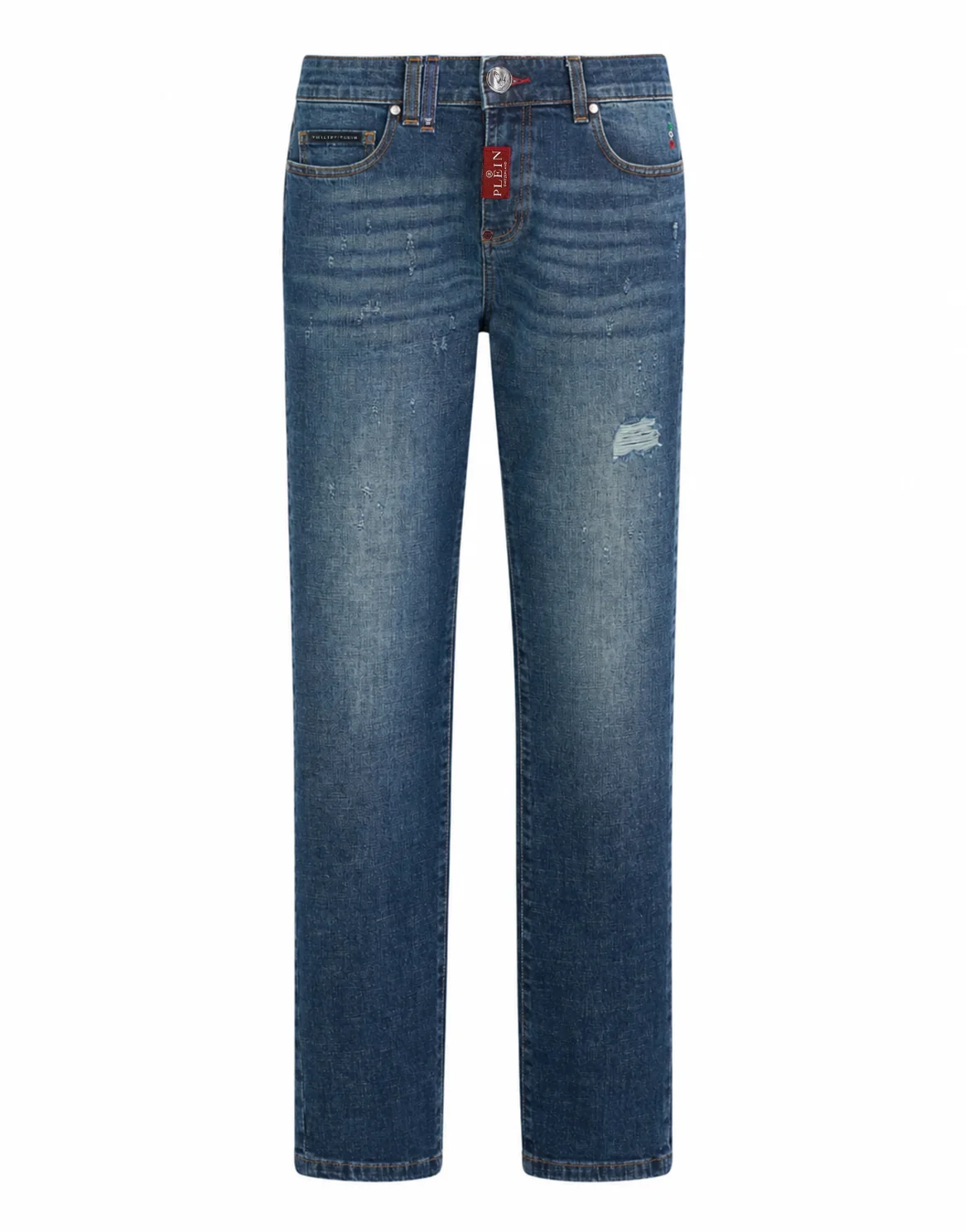 Straight Supreme Fit Jeans Basic, цвет: Синий