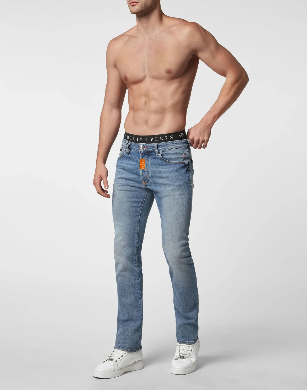 Straight Supreme Fit Jeans Basic, цвет: Голубой